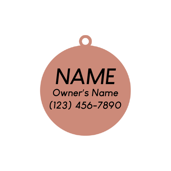 Have Your People - Rose Gold & White - Pet ID Tag