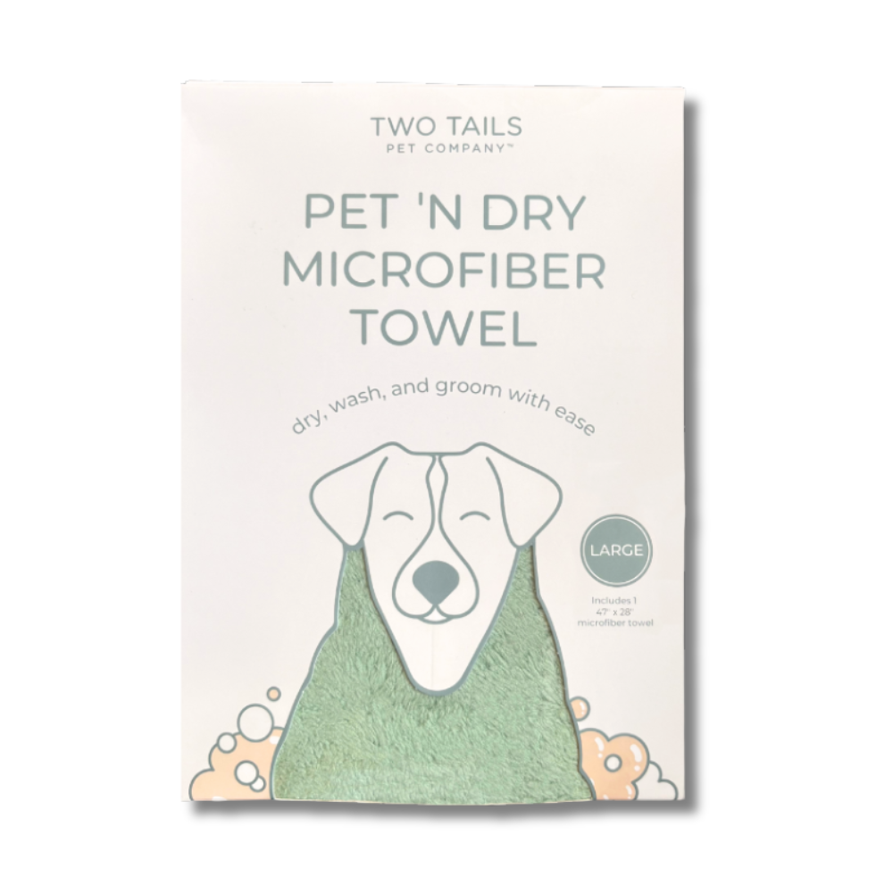 Pet N' Dry Microfiber Towels - Large - Shelf Pack (4)