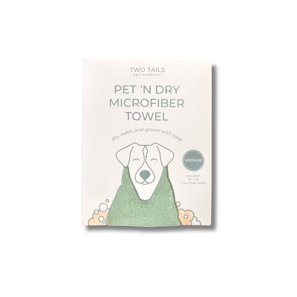 Pet N' Dry Microfiber Towels - Medium - Shelf Pack (4)