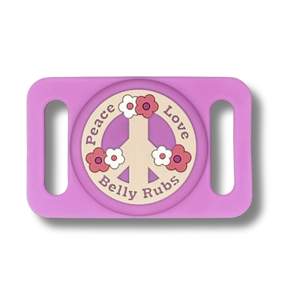 Peace, Love, Belly Rubs - Smart Tag Sleeve - Shelf Pack (4)