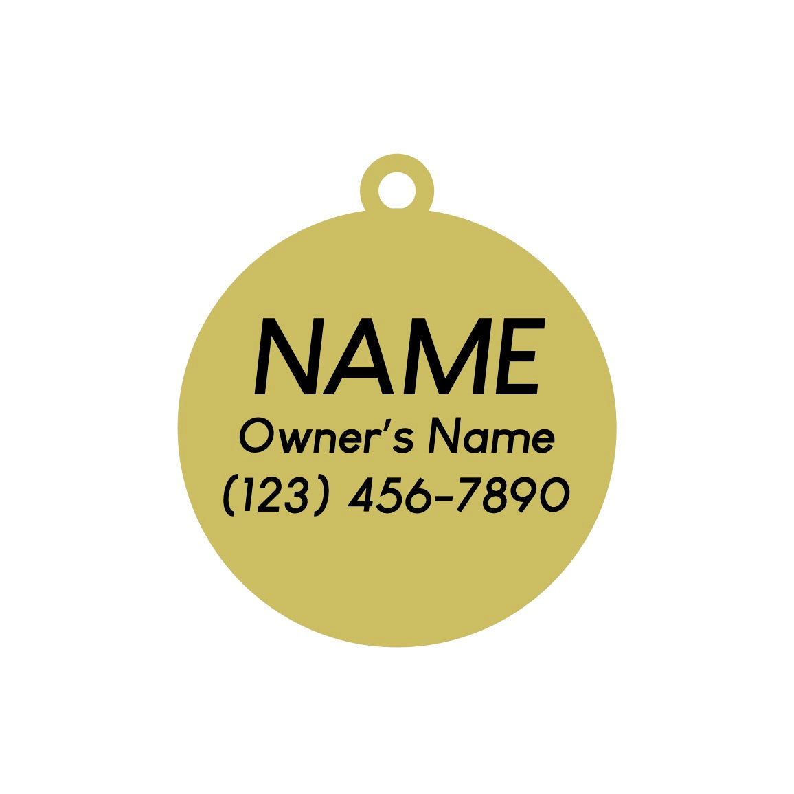 Butterfly Pet ID Tag