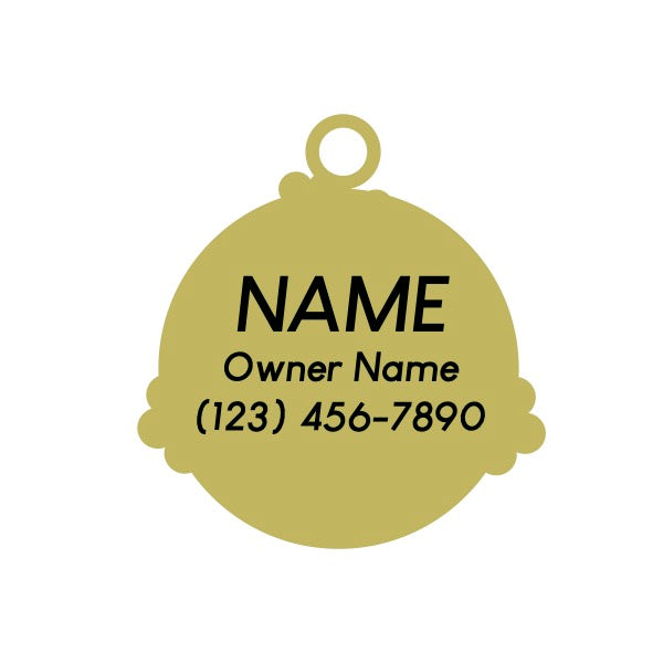 Wholesale ID Tag - Peace, Love, Belly Rubs